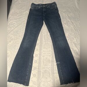 BECCA true religion Dark Blue mid rise bootcut women Jeans